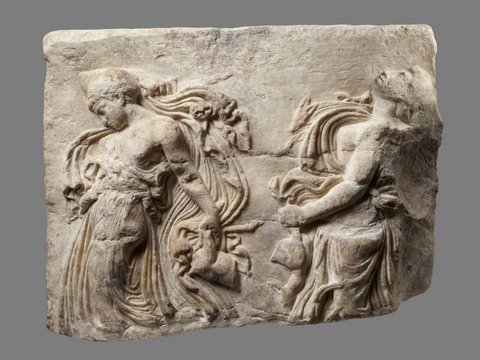 relieve menades bailando procedencia desconocida siglo i dc marmol musee du louvre c 2014 musee du louvre dist rmn gra